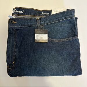Eddie Bauer Men's Authentic Jeans Relaxed Fit Dk Heritage Size 42/32